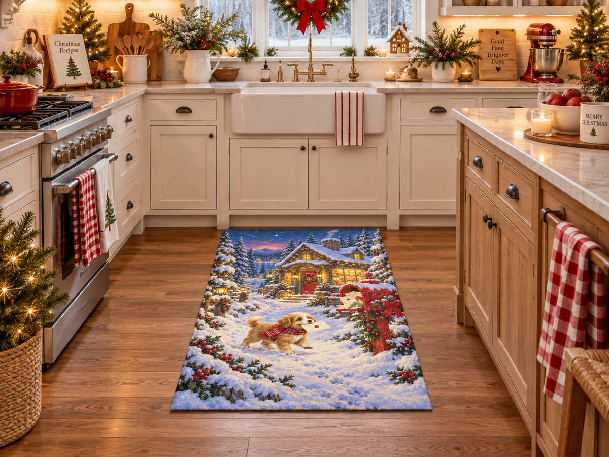 The North Pole Post Office Rug
