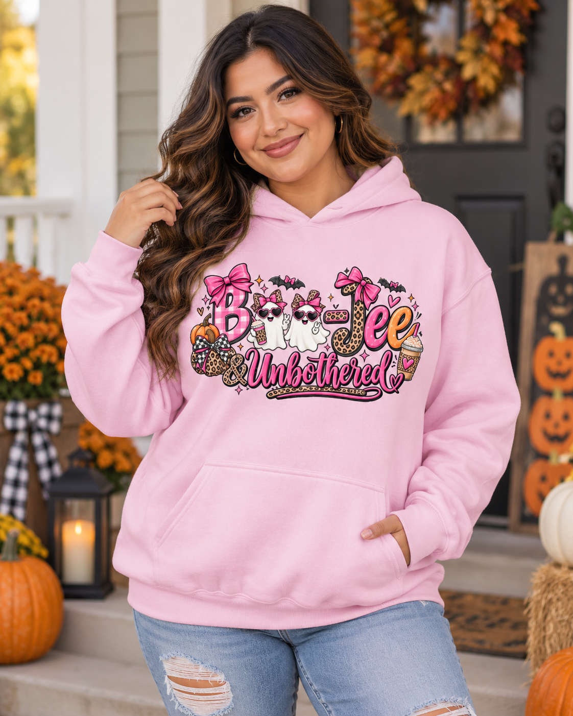 Boo-Tee & Unbothered Hoodie