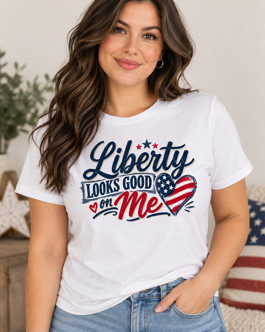 Liberty Looks Good on Me T-Shirts