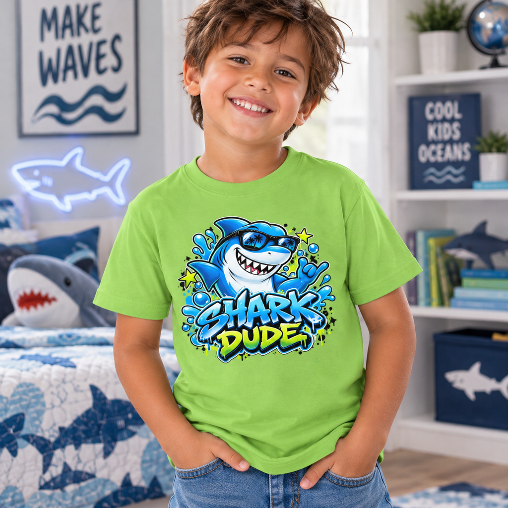 Shark Dude Youth T-Shirt
